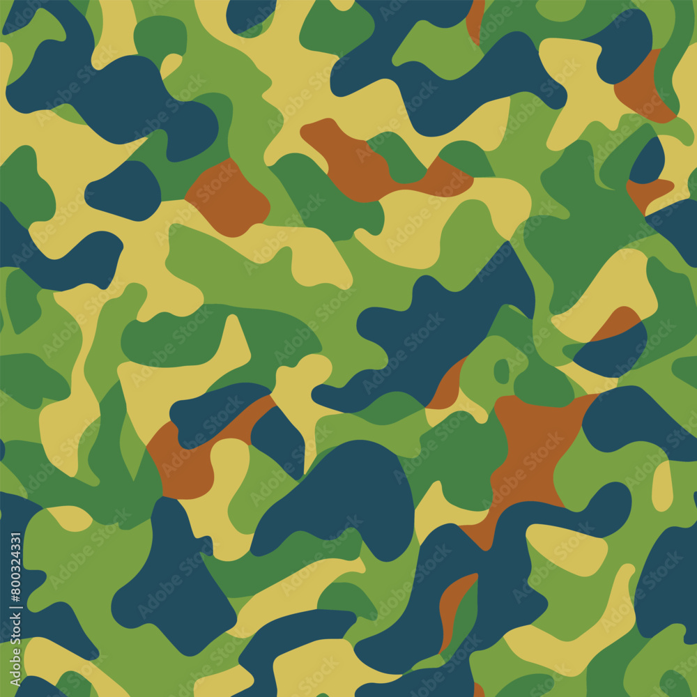 Camouflage seamless pattern design Camouflage seamless pattern design