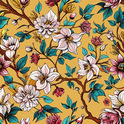 seamless floral pattern 