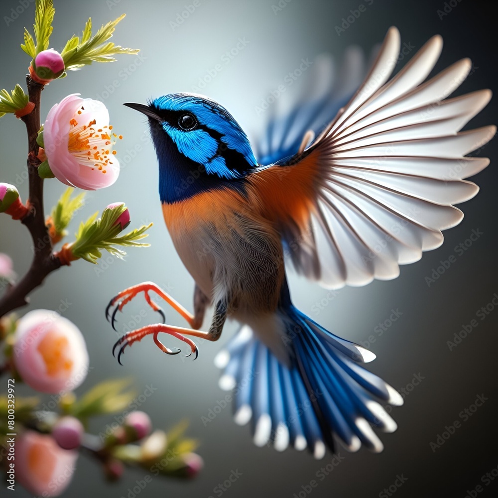 Obraz premium bird on a branch