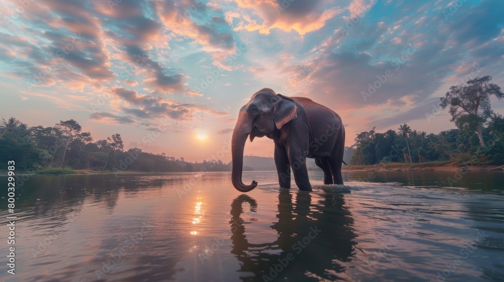 The elephant, revered as a symbol of strength and grace, holds a special place in Thai culture and history