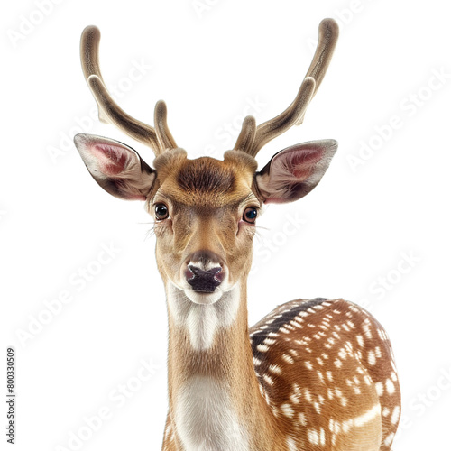 fallow deer isolated