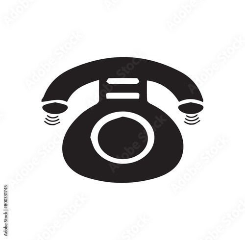 Illustration phone icon Simple Set of Phones Related Vector Icons for Your Site or Application. Vector EPS 10 Format.