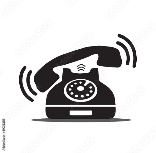 Illustration phone icon Simple Set of Phones Related Vector Icons for Your Site or Application. Vector EPS 10 Format.