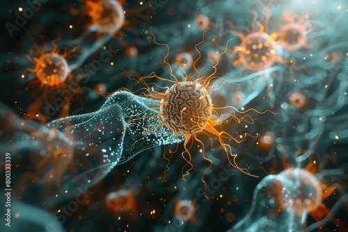 Nanotechnology Triumph: Eradicating Microbial Threats,Bacterial Warfare: Nanobots in Action