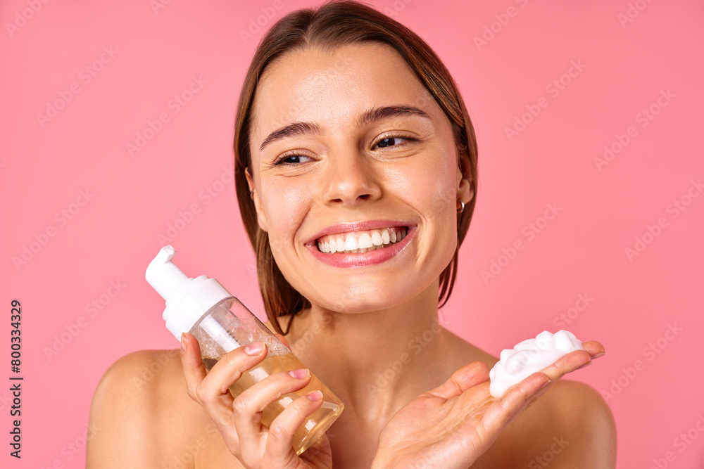 Cosmetology, beauty and spa treatment. Woman in lingerie on pink background. Cosmetology, beauty and spa treatment. Woman in lingerie on pink background.