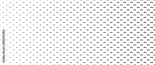 Blended  black moustache on white for pattern and background,  Father's day concept, Halftone effect.