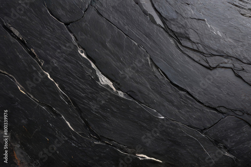 background, texture of matte black stone photo