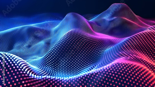 Vibrant Particle Wave Spectrum Suggests Dynamic Digital Ecosystem