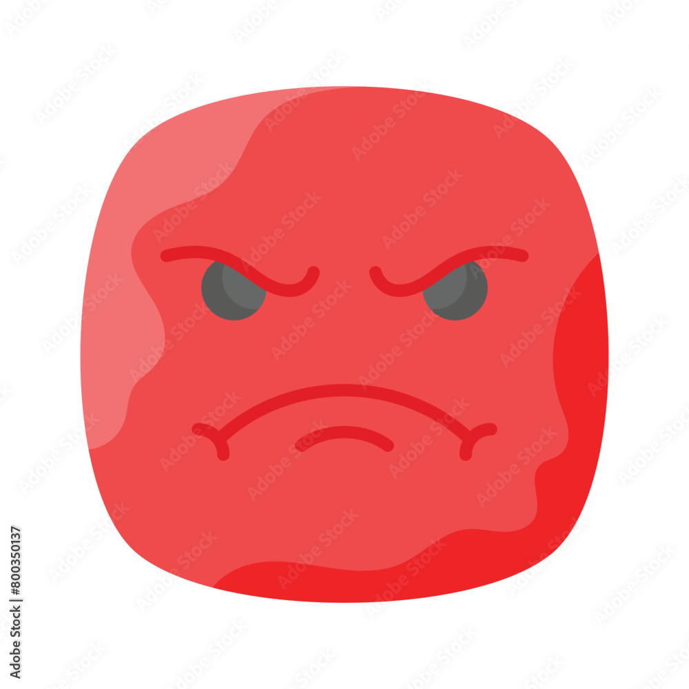 Have a look at this amazing icon of angry emoji, premium vector Have a look at this amazing icon of angry emoji, premium vector