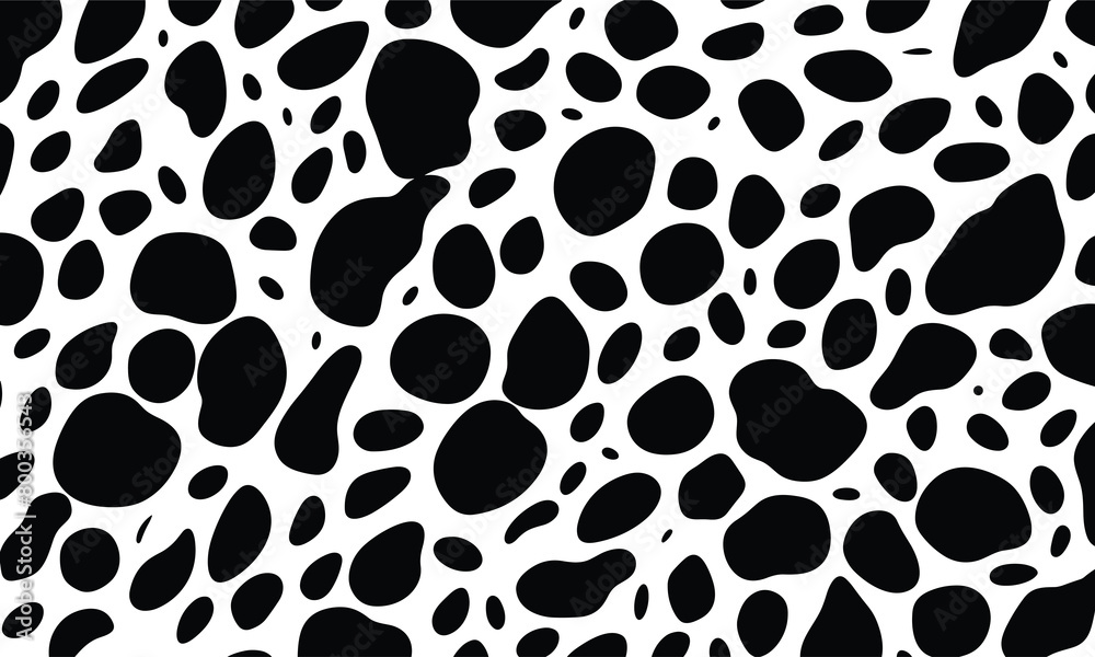black and white leopard print pattern on the ground, flat illustration style, vector graphics, simple lines, minimalism, no shadows, white background, high resolution black and white leopard print pattern on the ground, flat illustration style, vector graphics, simple lines, minimalism, no shadows, white background, high resolution