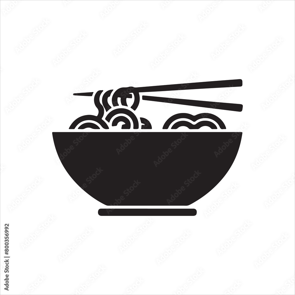 Hot soup icon with plate. Hot steam out form soup.Ramen noodle soup bowl line art vector icon for food apps and websites Hot soup icon with plate. Hot steam out form soup.Ramen noodle soup bowl line art vector icon for food apps and websites