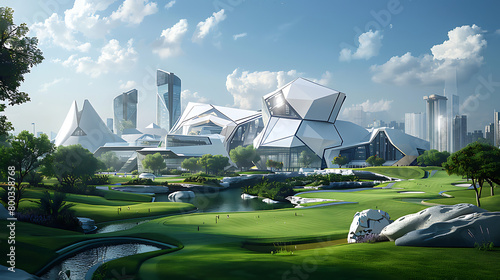 Experience Elegance and Energy: Golf's Grandeur from Serene Sunrises to Futuristic Fairways