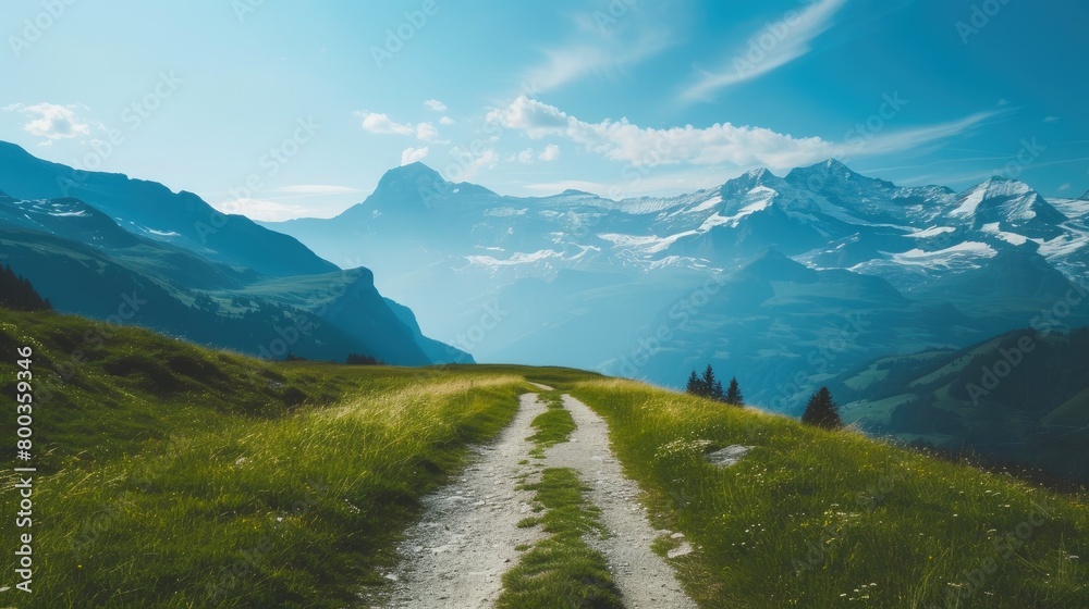 Alpine Ascendance: Following the Path to Jungfrau