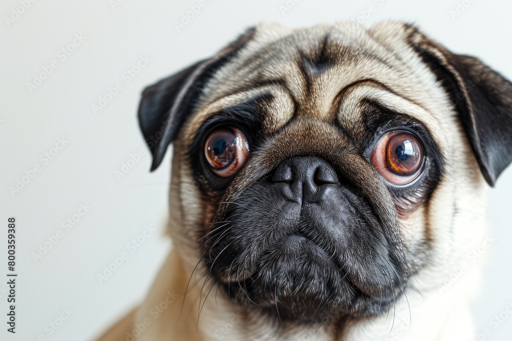 Pug Gaze: Captivating Canine Expression