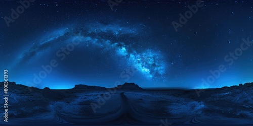 Midnight Magic: Starlit Sky Panorama
