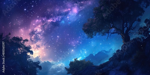 Heavenly Nocturne  Milky Way Marvel