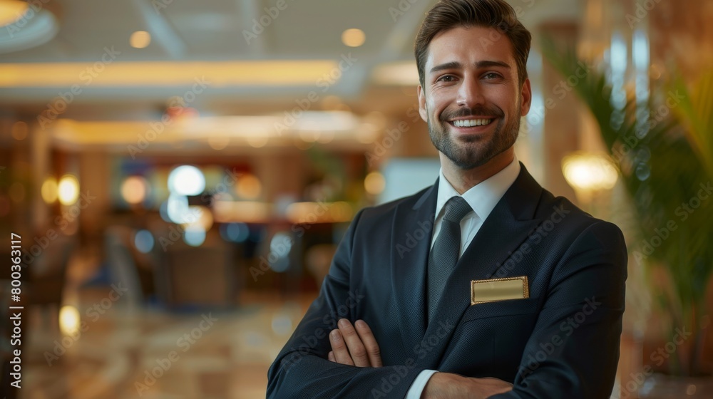 custom made wallpaper toronto digitalHospitality manager coordinating hotel operations to ensure a seamless experience for guests.