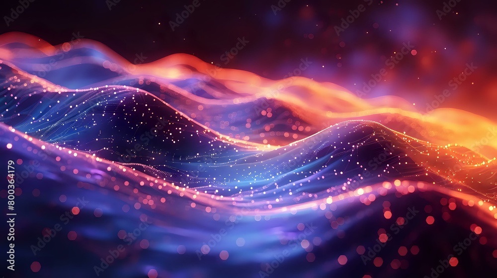 Spectacular Mesh-Like Topography with Vibrant Colors