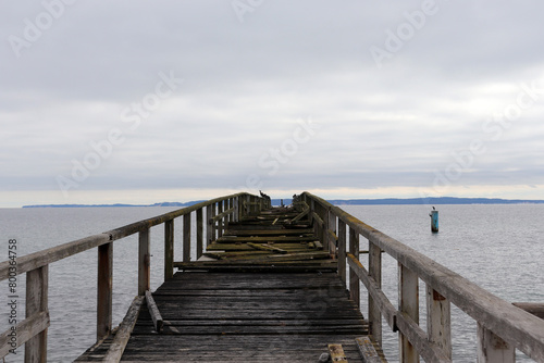 Kaputter Holzsteg