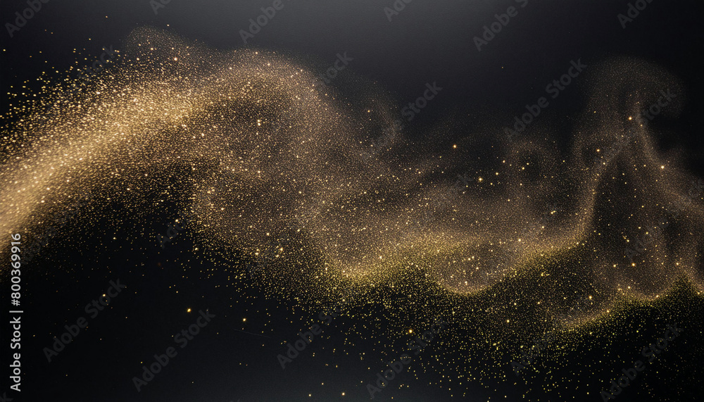 Fototapeta premium 金色の粉塵
