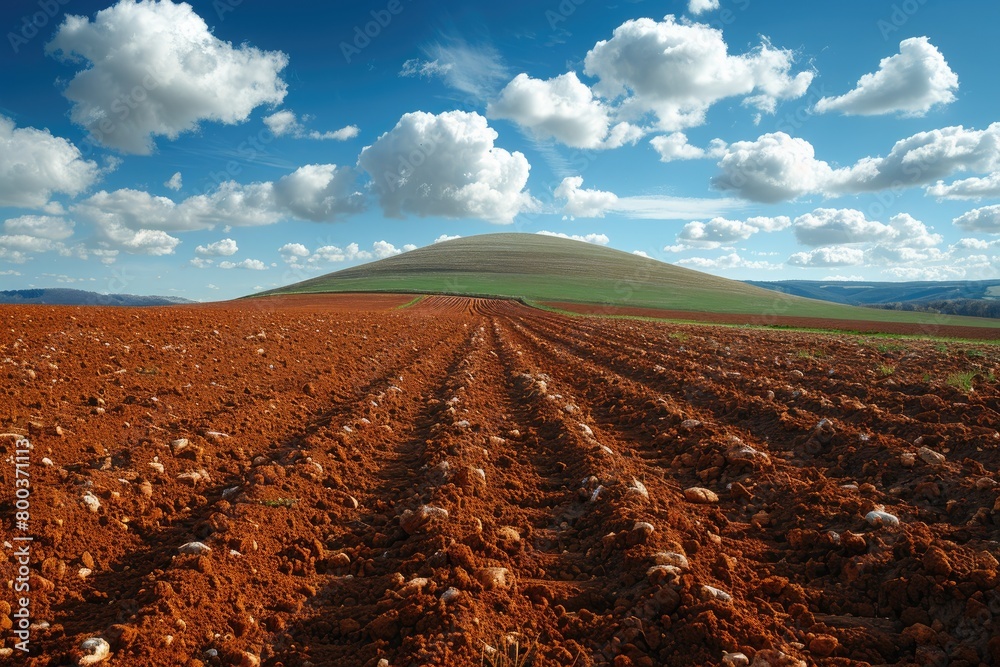 beautiful farmland with plowed field on a sunny day professional photography beautiful farmland with plowed field on a sunny day professional photography