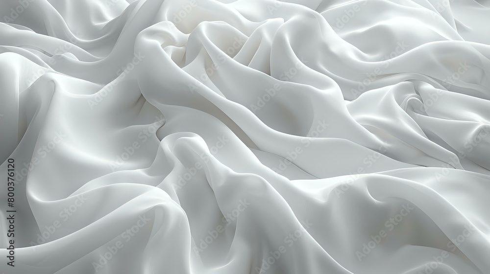 Obraz premium Luxurious Satin Cloth in Serene, Soft Light