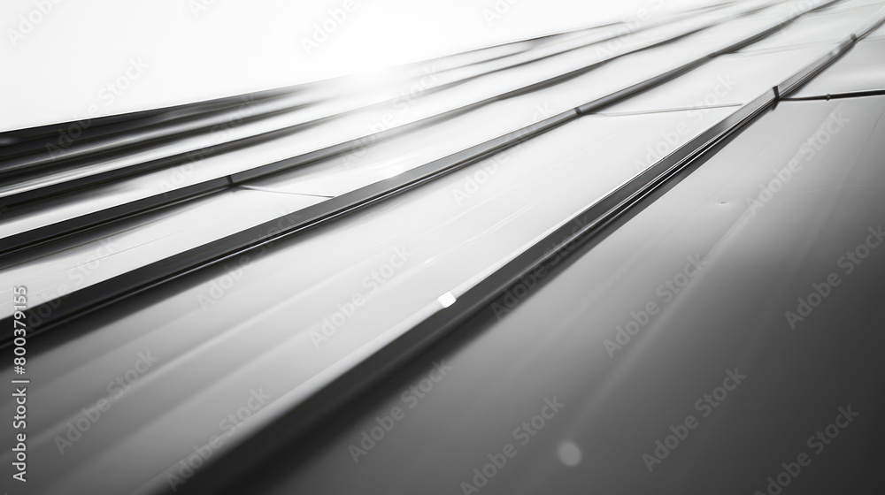 Close-Up of Shiny Metal Roof