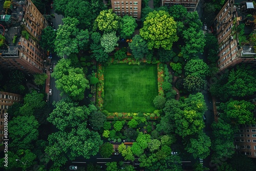 beautiful green parks nature in city professional photography