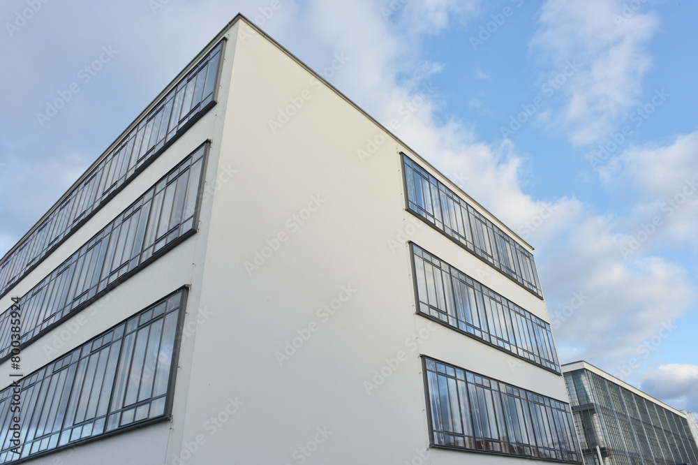 Dessau, Germany, famous Bauhaus buildings main school buildings