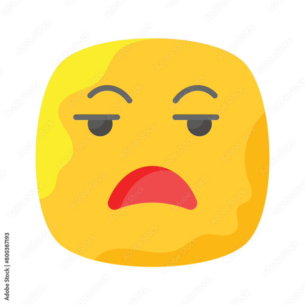 Irritated emoji vector design, ready to use and download premium vector Irritated emoji vector design, ready to use and download premium vector