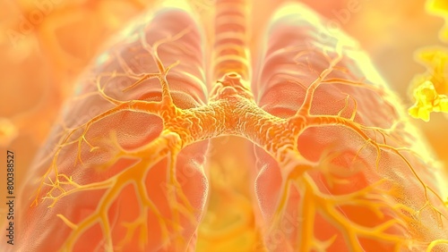 Managing Fatigue and Breathlessness in a Person with Sarcoidosis: Understanding Granulomas in the Lungs. Concept Sarcoidosis Management, Fatigue & Breathlessness, Granulomas, Lung Health photo