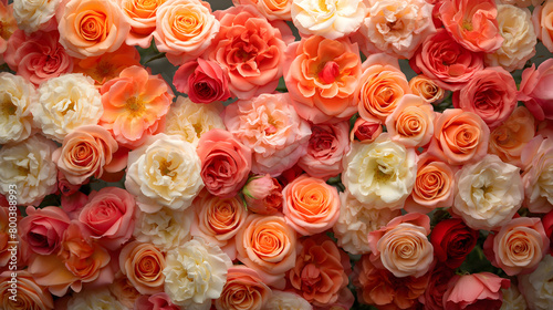 Enchanting Array of Pink Roses in Soft Lighting