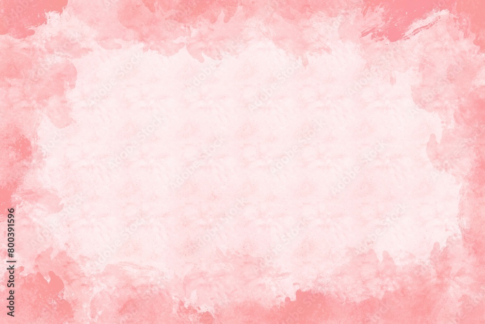 Pink Watercolor Abstract Background with copy space