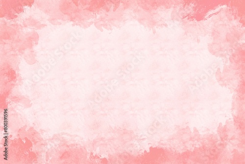 Pink Watercolor Abstract Background with copy space © AgFang