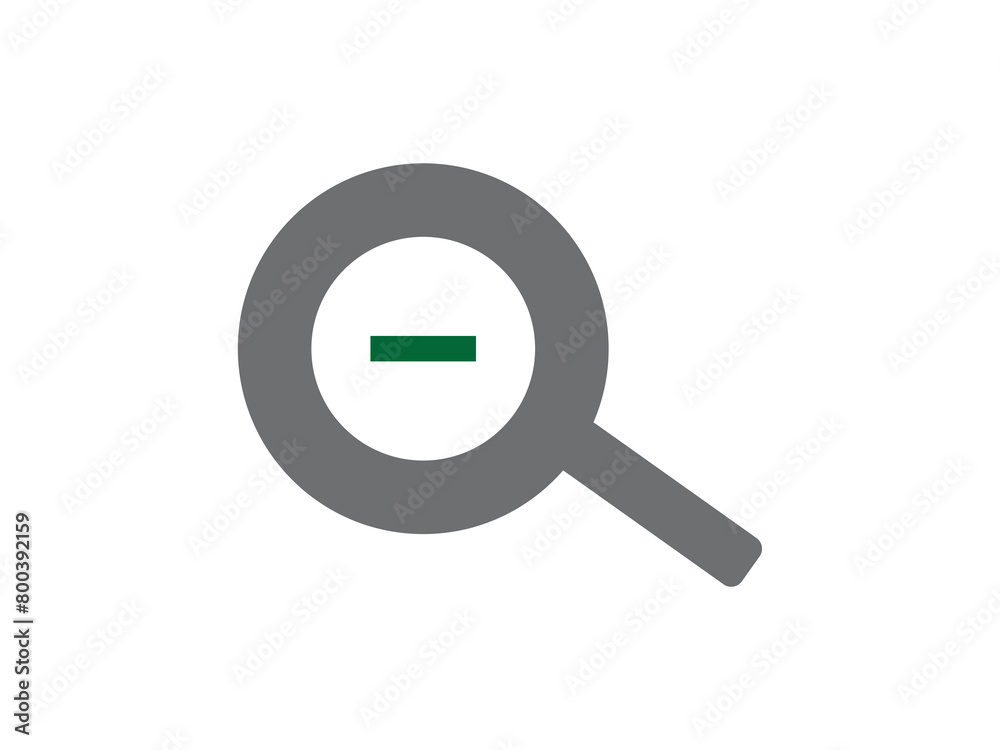 Zoom out icon vector Zoom out icon vector