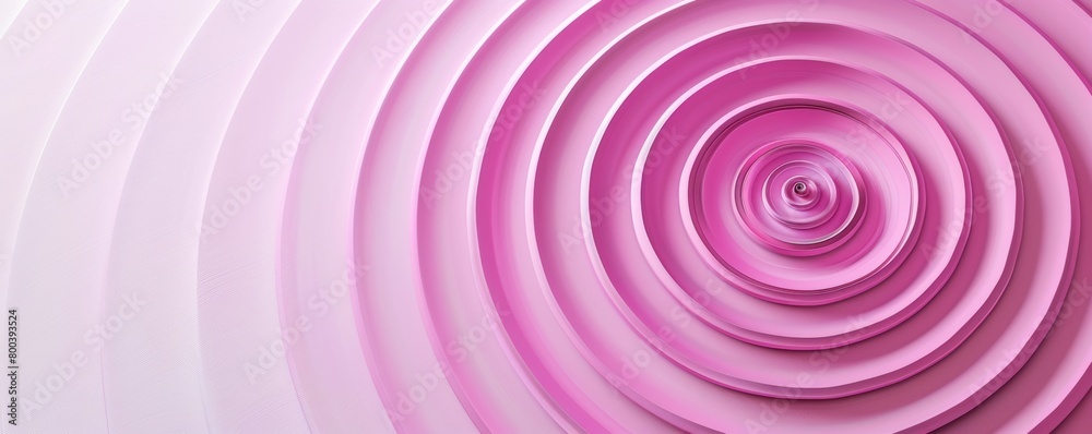 Pink concentric circles creating a spiral pattern Pink concentric circles creating a spiral pattern