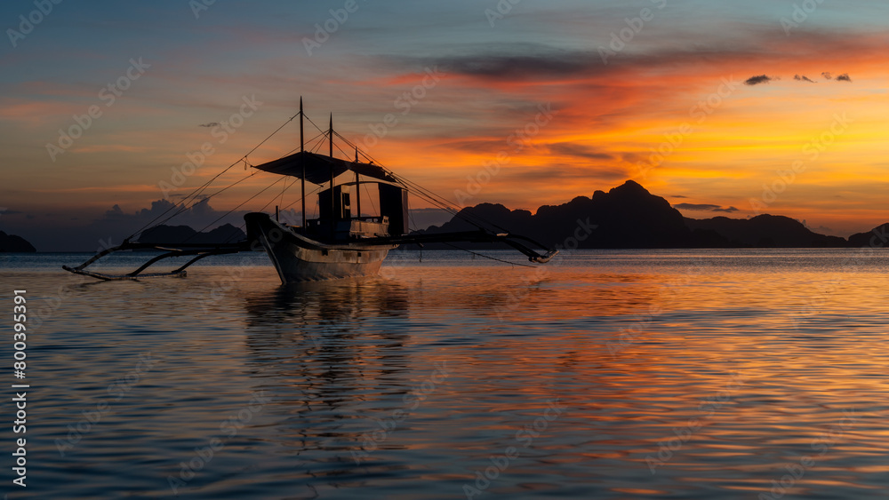 Sunset in El Nido