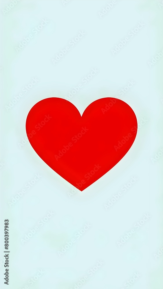  red heart background Simple Red Heart on Light Blue Background
Minimalist Heart Illustration: Love and Romance
Classic Heart Symbol 
Red Heart Icon
