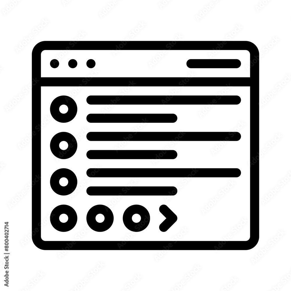 activity feed line icon activity feed line icon