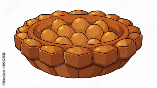 A dense heavy material that can be molded into solid structures or hollowed out to create bowls or cups. Its siness makes it durable for play and. Cartoon Vector.