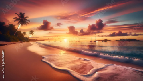 sunset over the sea © Jessica