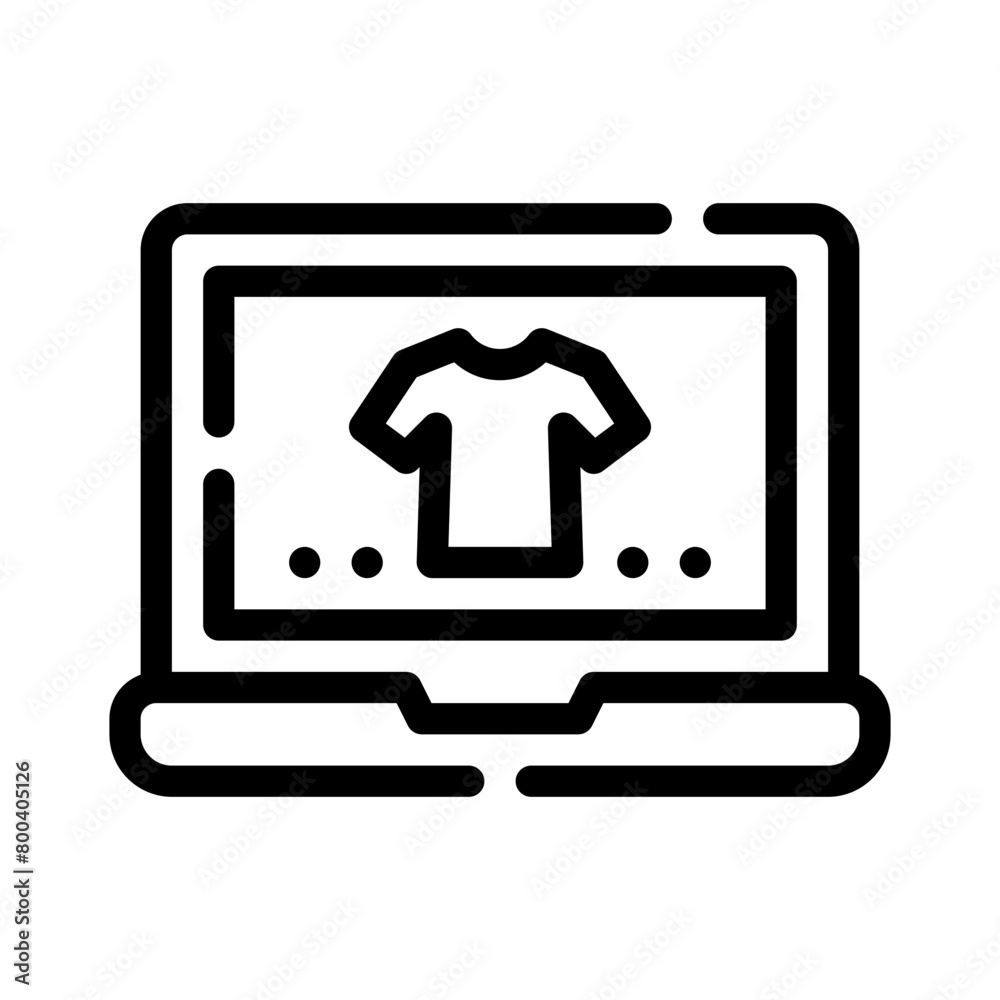 online shop line icon online shop line icon