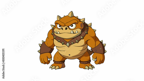 A rugged independent creature with a strong sense of survival and selfpreservation. Its thick leathery skin protects it from the harsh desert elements. Cartoon Vector.