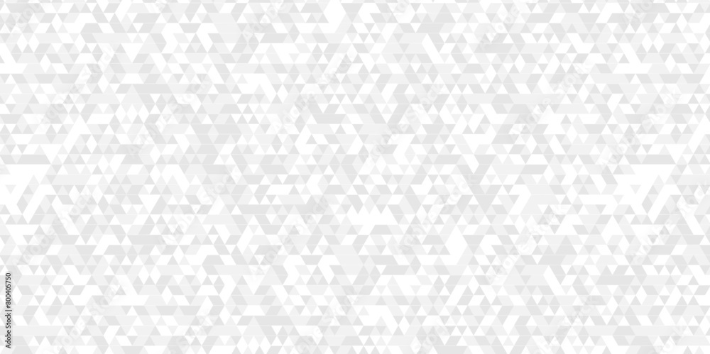 Vector geometric seamless technology gray and white triangle background. Abstract digital grid light pattern white Polygon Mosaic triangle Background, business and corporate background.