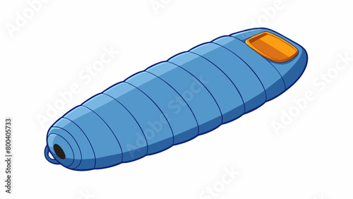 A silky tapered liner that fits snugly inside a sleeping bag to add an extra layer of warmth and protection. It has builtin ss to secure it to the. Cartoon Vector.
