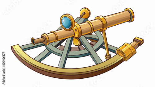 A tant is a precise instrument with a sy metal body and a large scope that can be adjusted for different light conditions. Its main function is to. Cartoon Vector.