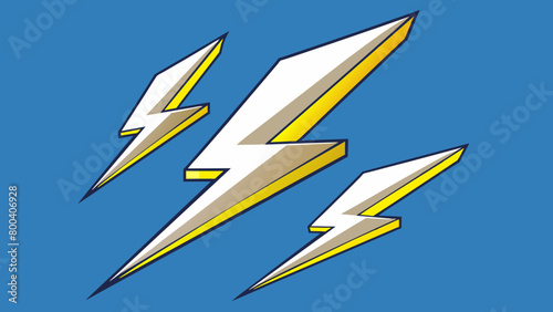 Against the dark sky flashes of bright white lightning leapt between the clouds in sharp forked shapes. The thunder that followed was deafening. Cartoon Vector.