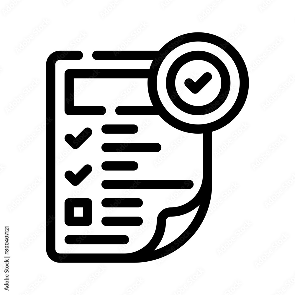 complete task line icon
