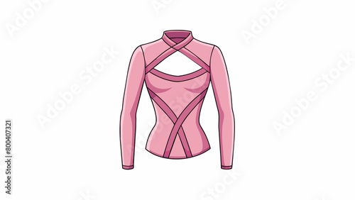 Designed for the ultimate comfort this simple yet stylish leotard is made from a soft and smooth fabric in a light pink hue. The high neckline and. Cartoon Vector.