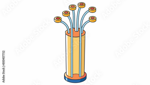 Next is a tall slender tube with several smaller tubes attached to the side. When you blow into the top the smaller tubes start to vibrate and make a. Cartoon Vector.